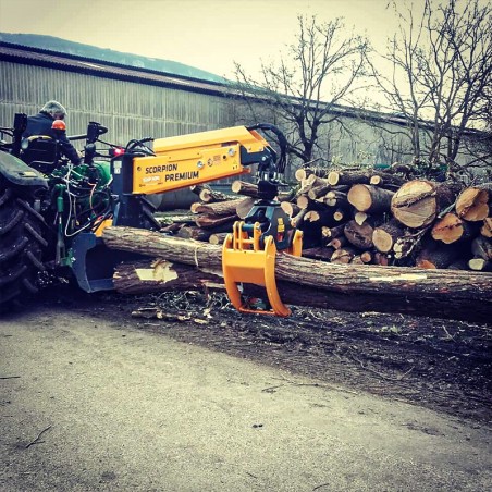 grappin forestier de débardage pour tracteur