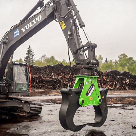 grappin pour fendre le bois de chauffage