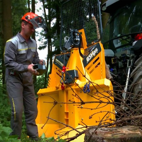 treuil forestier hydraulique pour le débardage de tronc 85Hpro