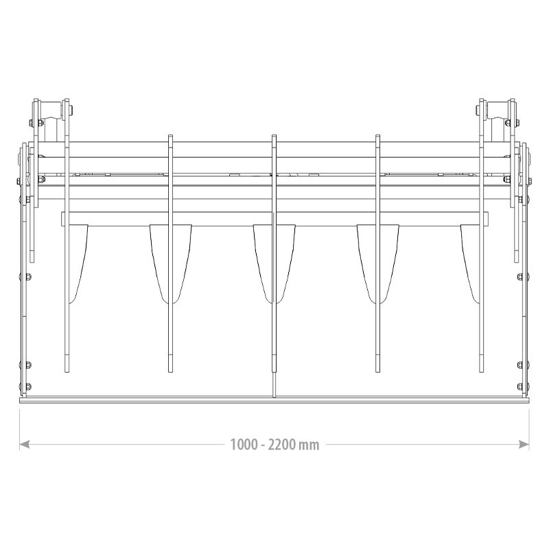 godet grappin agricole standard