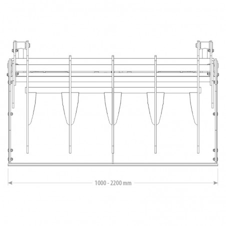 godet grappin agricole standard