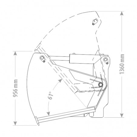 godet desileur telescopique