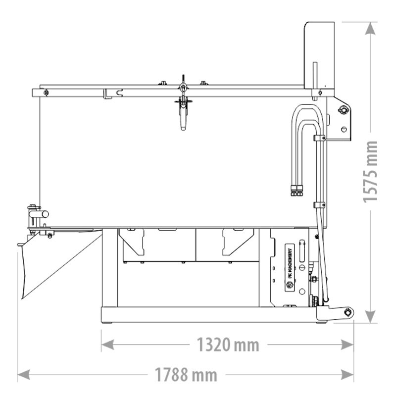 Cuve de malaxage à béton hydraulique