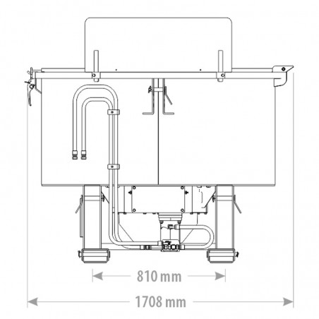 malaxeur a commande hydraulique