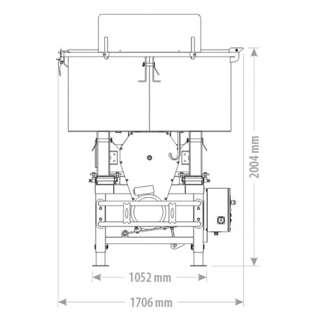 cuve de malaxage électrique