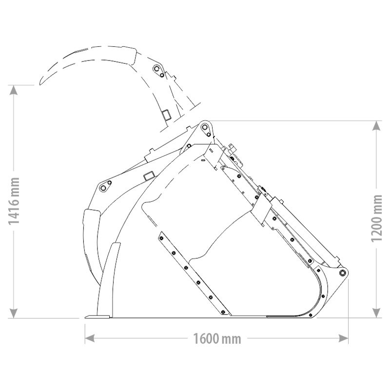 godet distributeur pour l'alimentation