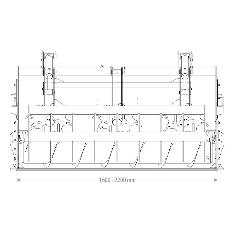 godet pour la distribution de fourrage