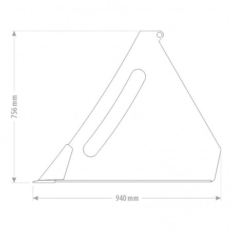 Godet à grand volume pour mini engin