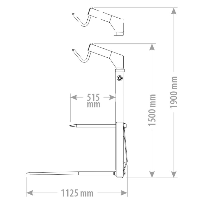 pic botte de foin pour tracteur