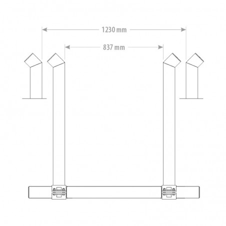 Fourche pour le transport de balle de foin