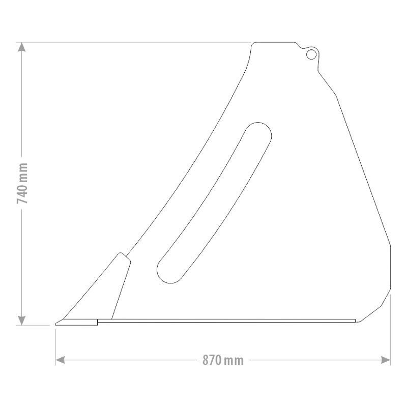 Gros godet pour tracteur