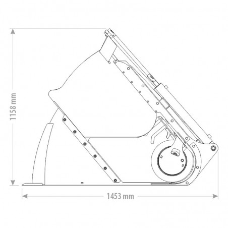 godet epandeur telescopique