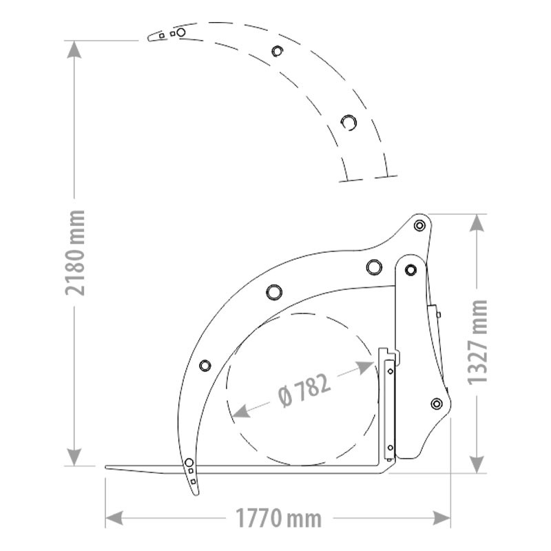 Pince forestière pour le bois