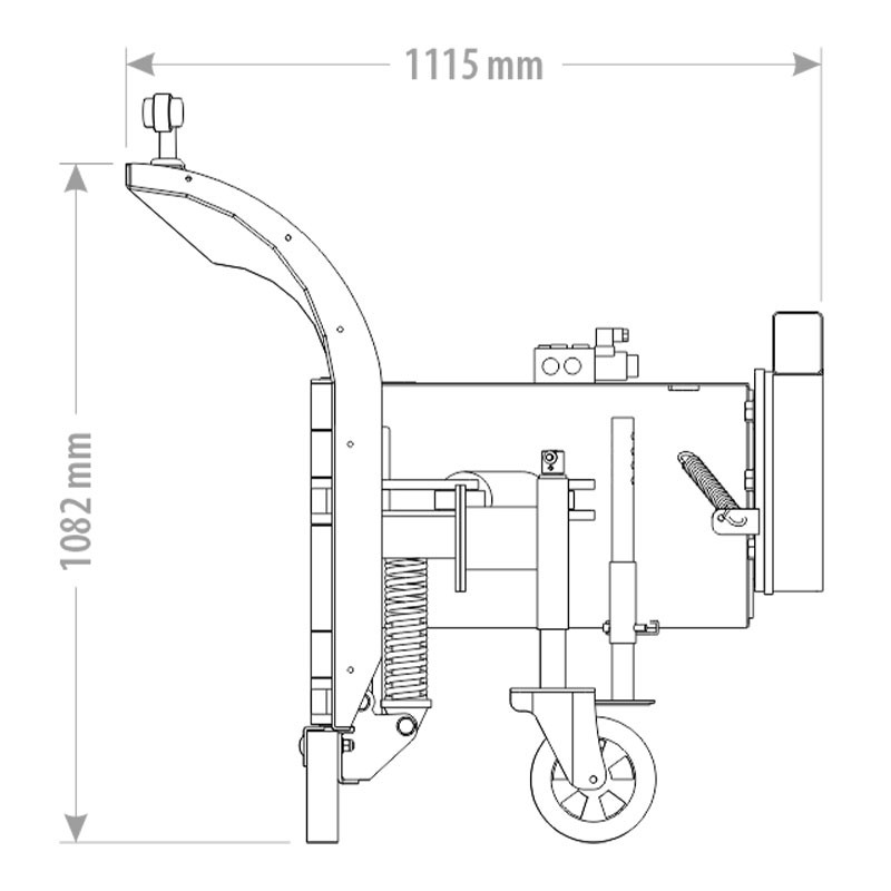 Lame à neige lourde pour chargeuse