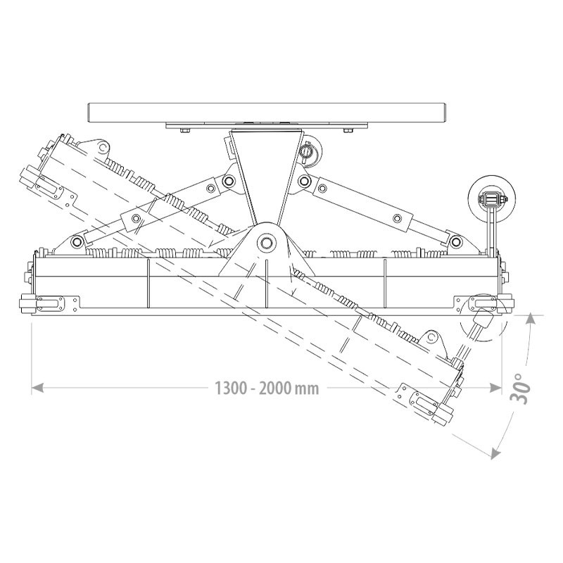 Lame à neige droite