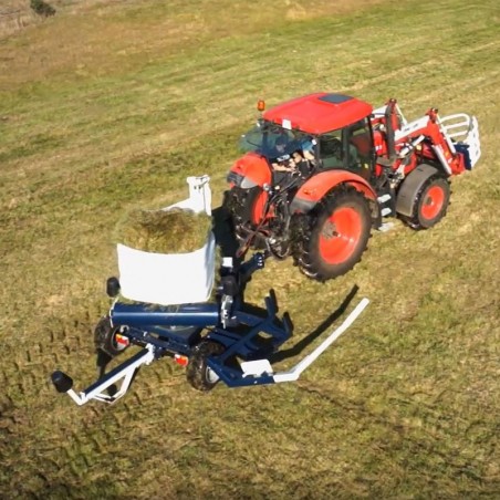 Enrubannage du foin pour l'ensilage