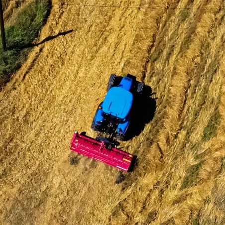 Broyeur pour récolte - Vue aérienne