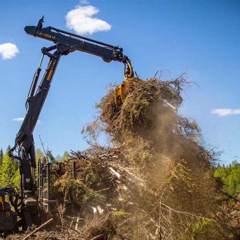 grappin pour le recyclage industriel