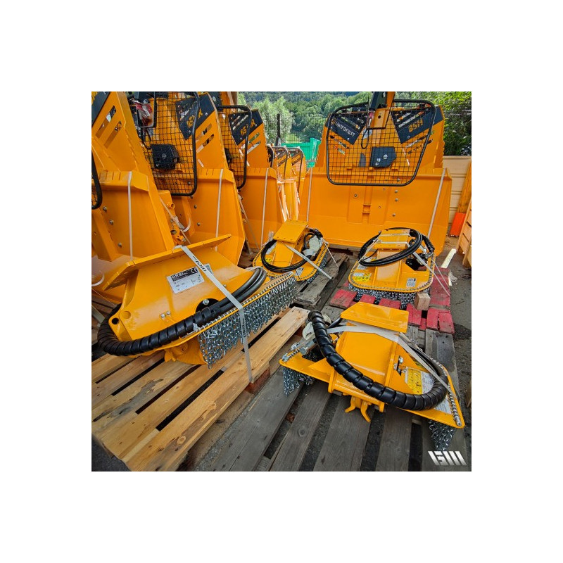 Rogneuse de souche hydraulique fsi, Rogneuse de souche mini pelle, Rogneuse de souche seppi, Rogneuse de souche fae,