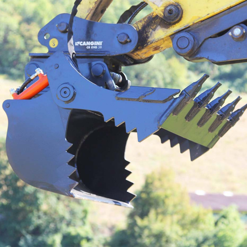 godet excavateur polyvalent