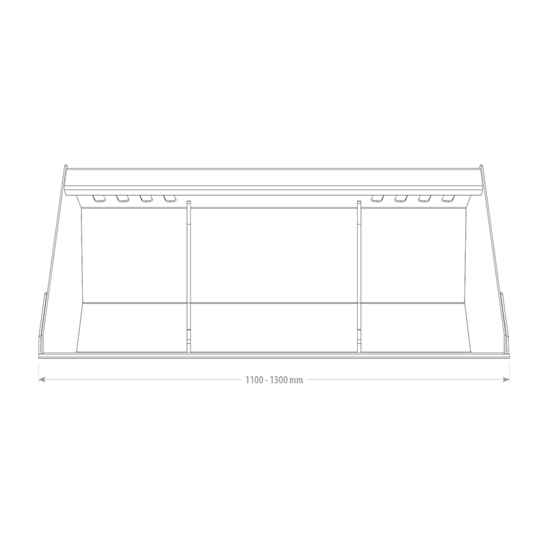 godet pour matériaux agricoles