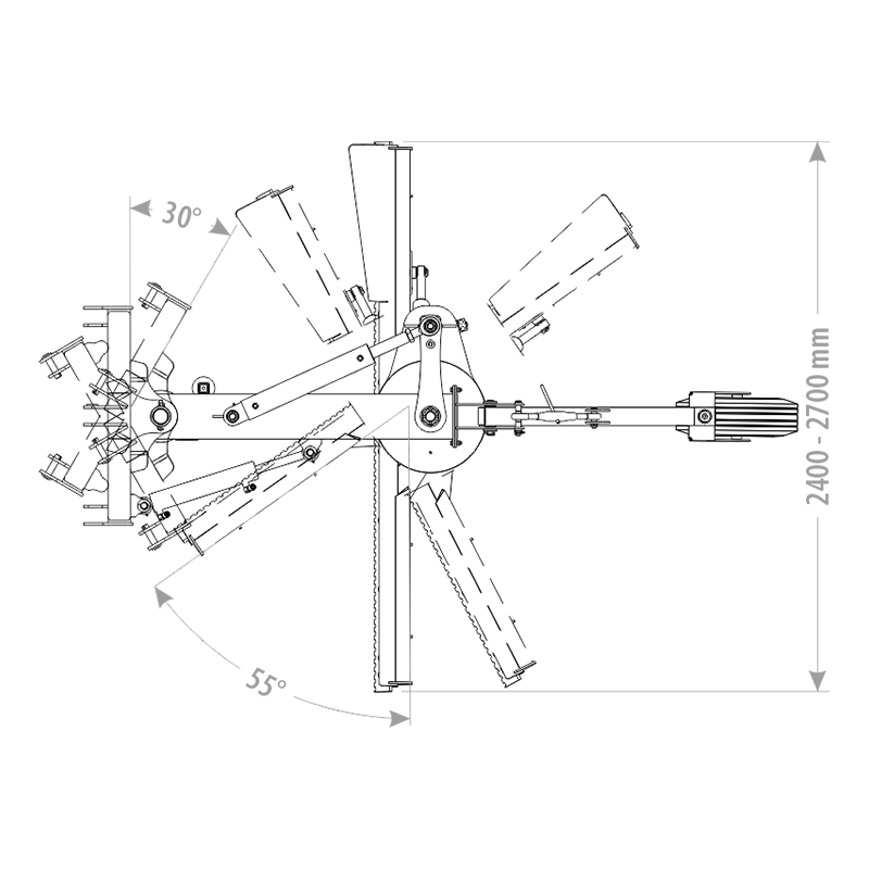 lame à neige hydraulique