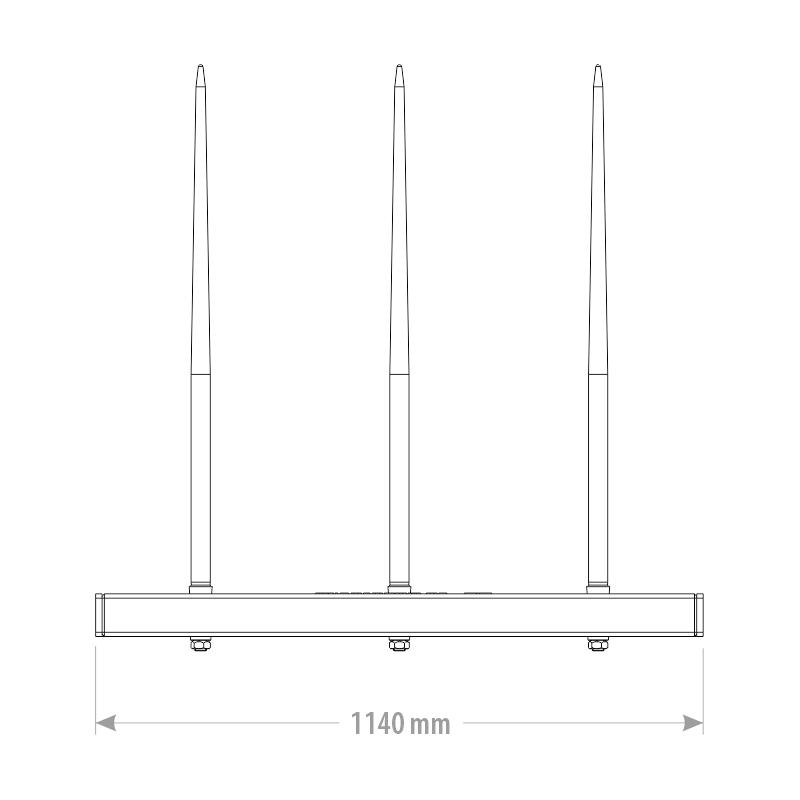 Schéma Fourche à balle 3 dents EURO