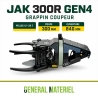Grappin coupeur JAK 300R GEN4 pour pelle 12 à 20 tonnes