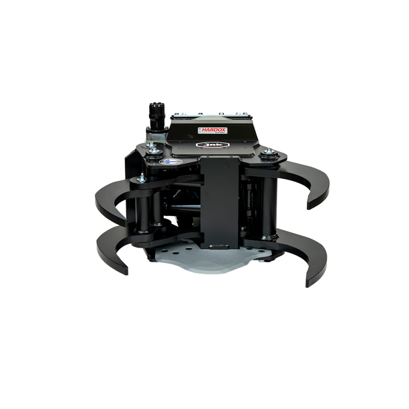 JAK 300R GEN4 de face, double mâchoire et lame de coupe, configuration avec rotation en option