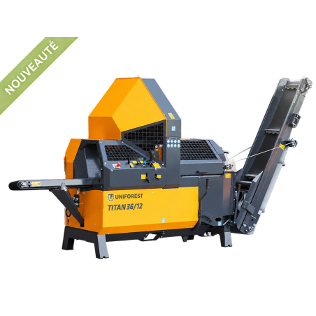 Combiné scieur-fendeur UNIFOREST TITAN 36/12 avec bandeau Nouveauté