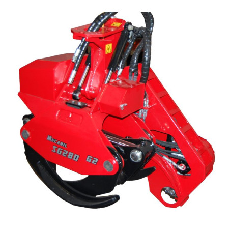 Grappin scieur MECANIL SG280 F G2 pour l’abattage, vue produit