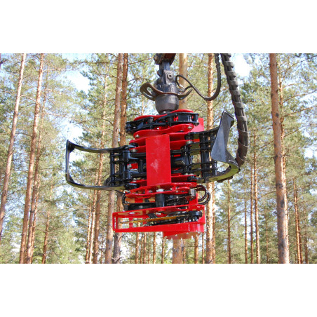 MECANIL XG220 G2 en forêt, tête vue de face