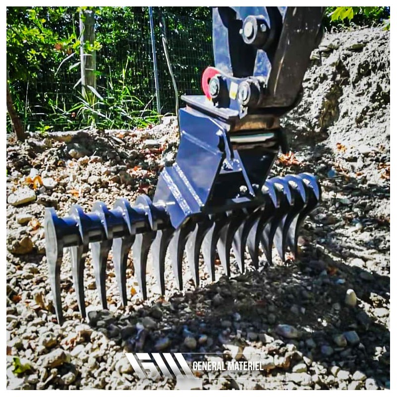 Râteau hydraulique ripper déroctage