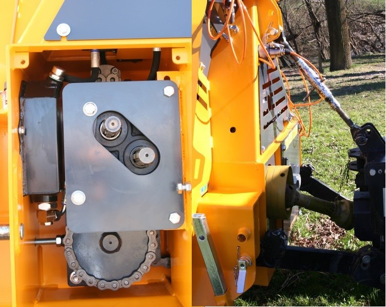 Montage avant et arrière du treuil UNIFOREST 65 HFpro