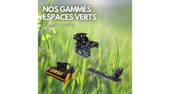 Découvrez nos équipements espaces verts