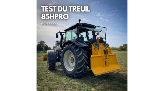 Test : le treuil forestier 85HPro Uniforest !