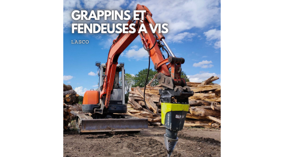 Nos grappins et fendeuses Lasco
